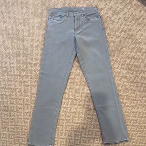 Faherty Men's Light Gray Skinny Jeans